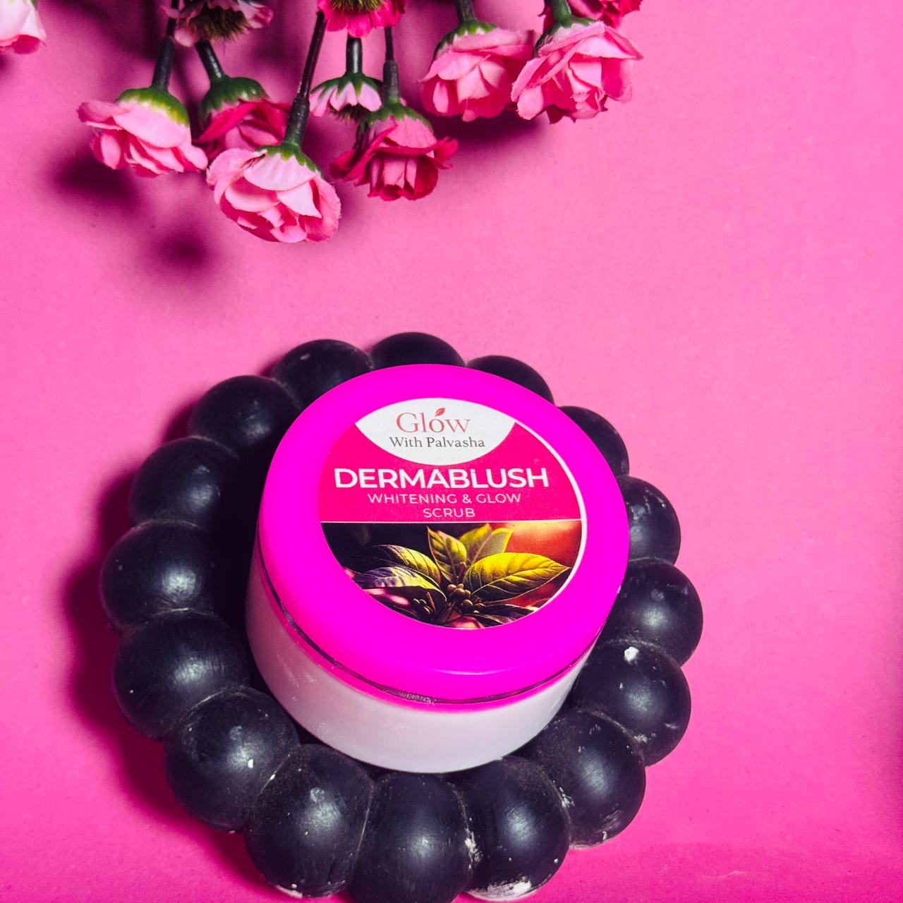 Dermablush Scrub Deep Exfoliation & Natural Glow | Glow With Palvasha