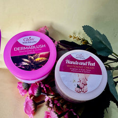 Best Deal – Hands & Feet Whitening Cream + Dermablush Whitening & Glow Scrub | Glow With Palvasha